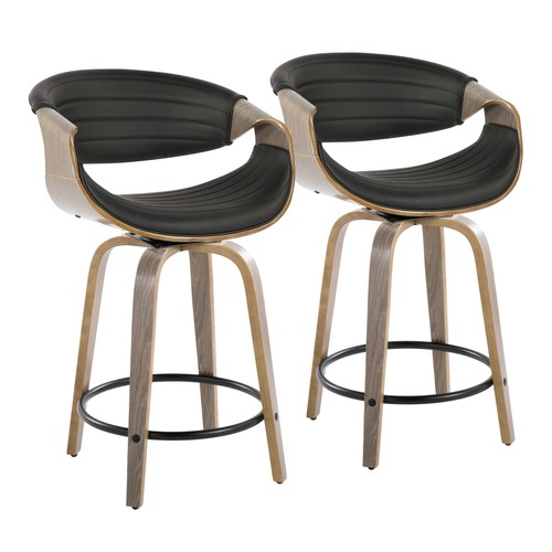 Symphony 24" Fixed-height Counter Stool - Set Of 2
